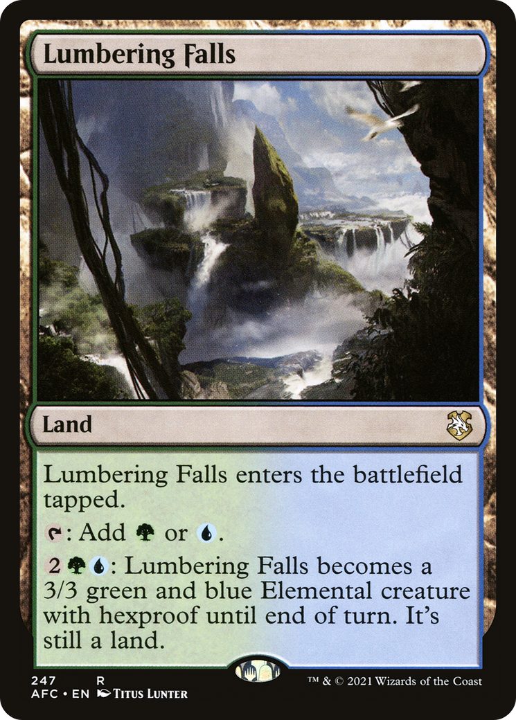 Lumbering Falls (AFC-247) [Forgotten Realms Commander]