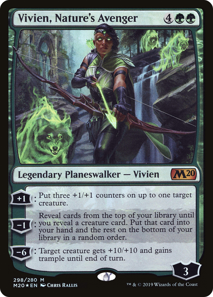 Vivien, Nature's Avenger (M20-298) [Core Set 2020] Foil