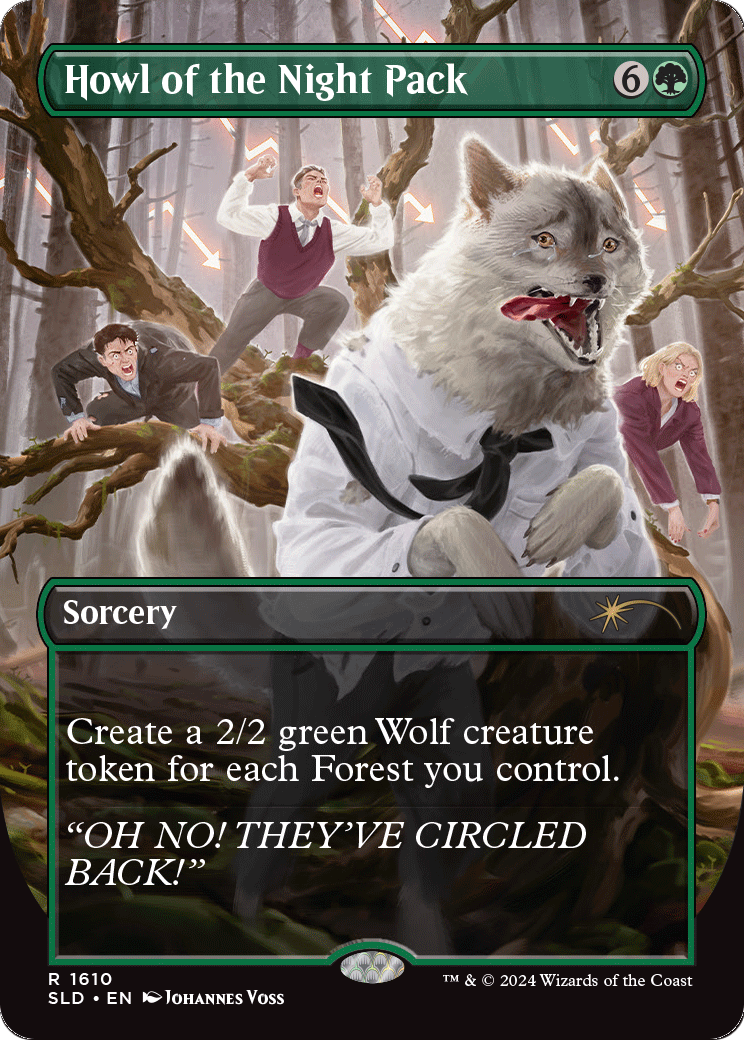 Howl of the Night Pack (SLD-1610) (Borderless) [Secret Lair Drop] Foil