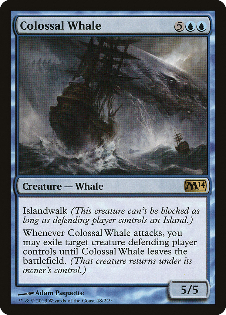 Colossal Whale (M14-048) [Magic 2014]
