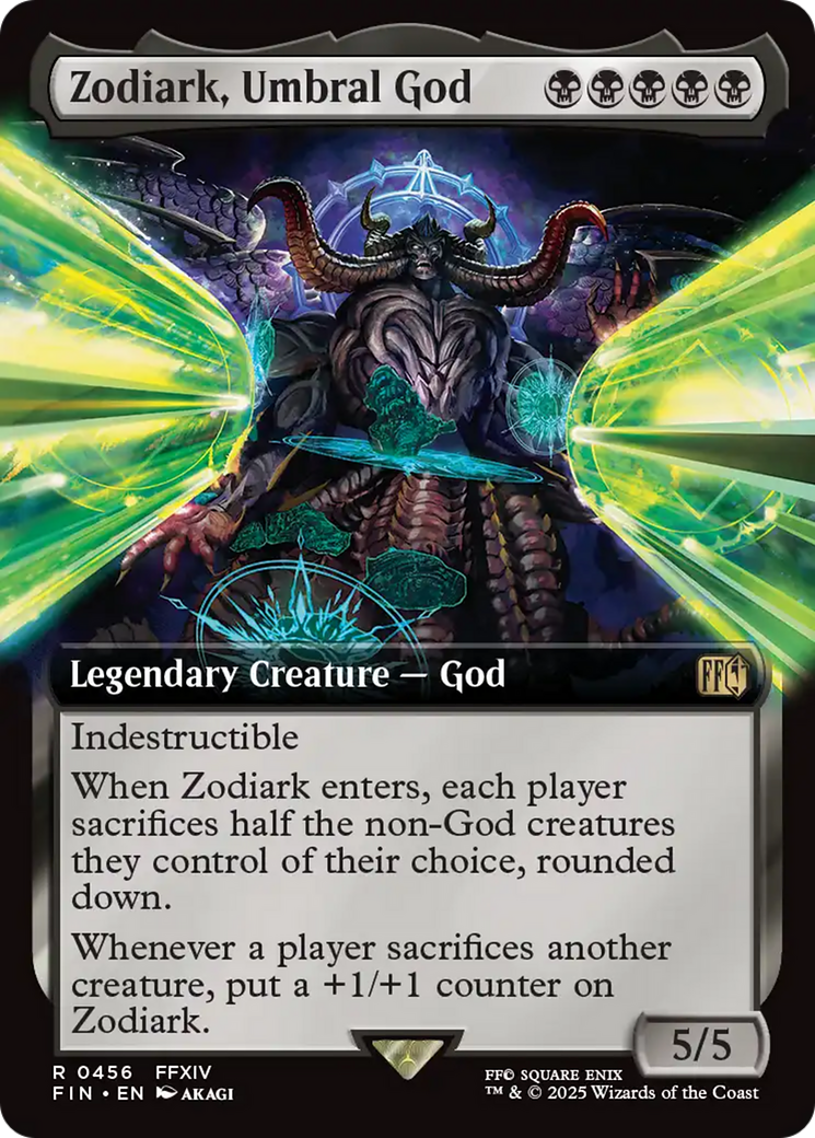 Zodiark, Umbral God (Extended Art) (FIN-456) [FINAL FANTASY]: (Extended Art) Foil