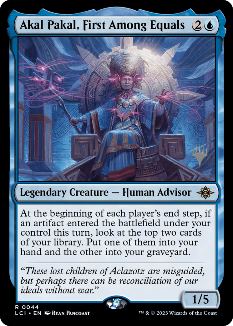 Akal Pakal, First Among Equals (PPLCI-044) [Promo Pack: The Lost Caverns of Ixalan Promos]
