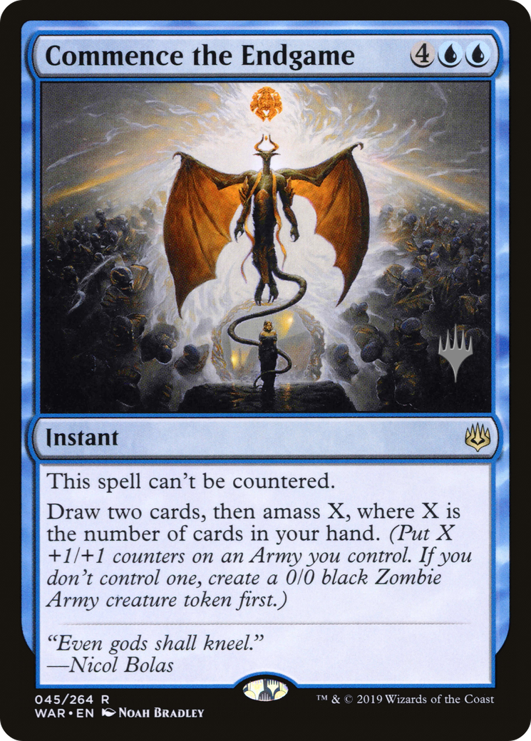 Commence the Endgame (PPELD-45P) [War of the Spark Promos] Foil