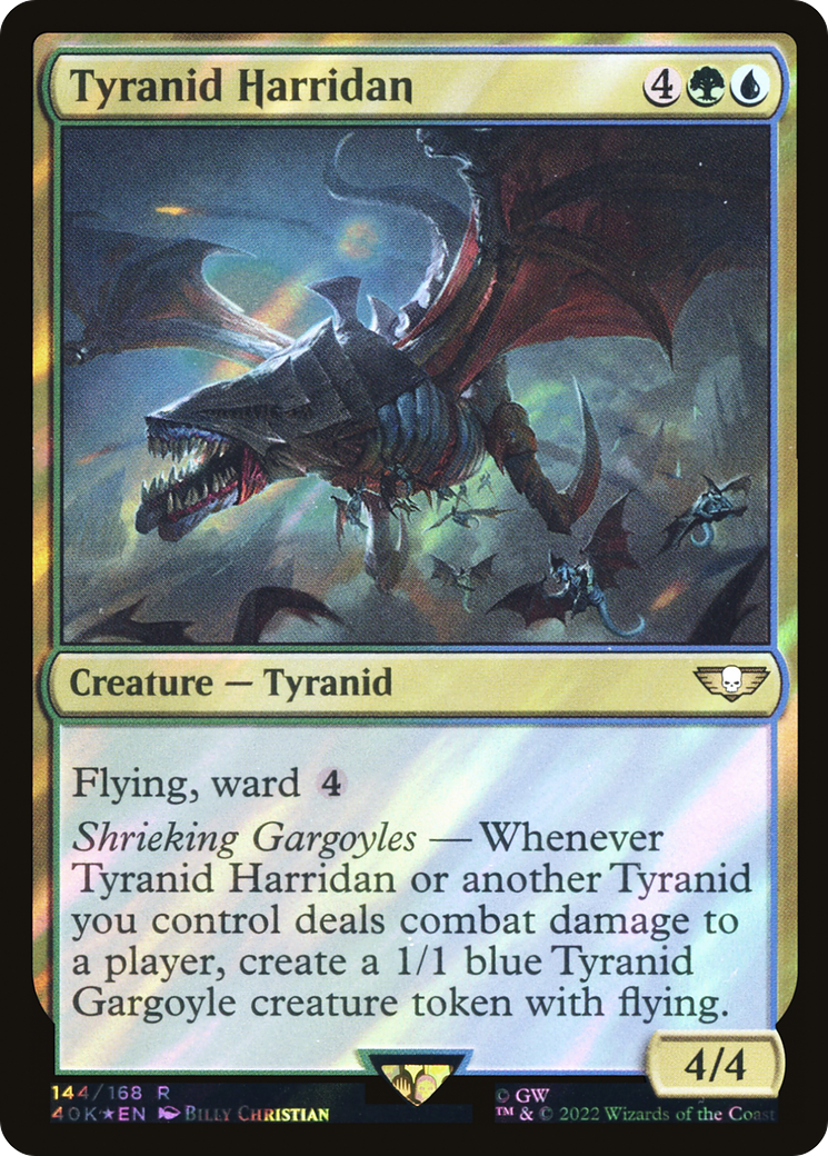 Tyranid Harridan (Surge Foil) (40K-144) [Warhammer 40,000 Commander] Foil