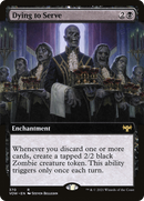 Dying to Serve (Extended Art) (VOW-370) [Innistrad: Crimson Vow]