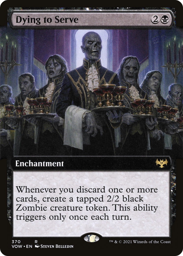 Dying to Serve (Extended Art) (VOW-370) [Innistrad: Crimson Vow]