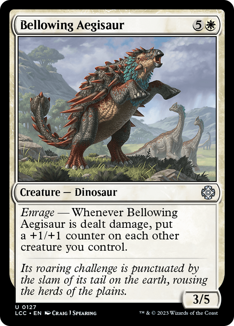 Bellowing Aegisaur (LCC-127) [The Lost Caverns of Ixalan Commander]