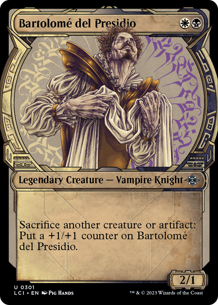 Bartolomé del Presidio (LCI-301) [The Lost Caverns of Ixalan]: (Showcase) Foil