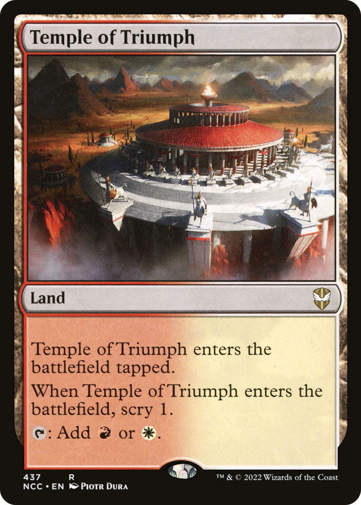 Temple of Triumph (NCC-437) [New Capenna Commander]