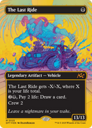 The Last Ride (DFT-525) [Aetherdrift] (Borderless) Foil