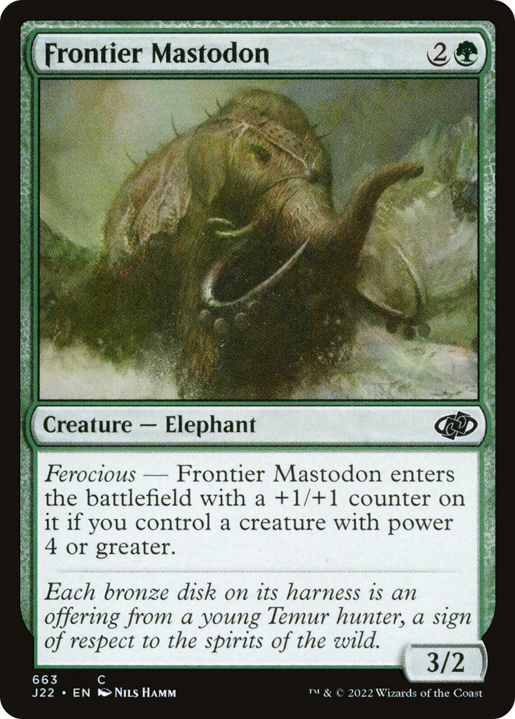 Frontier Mastodon (J22-663) [Jumpstart 2022]