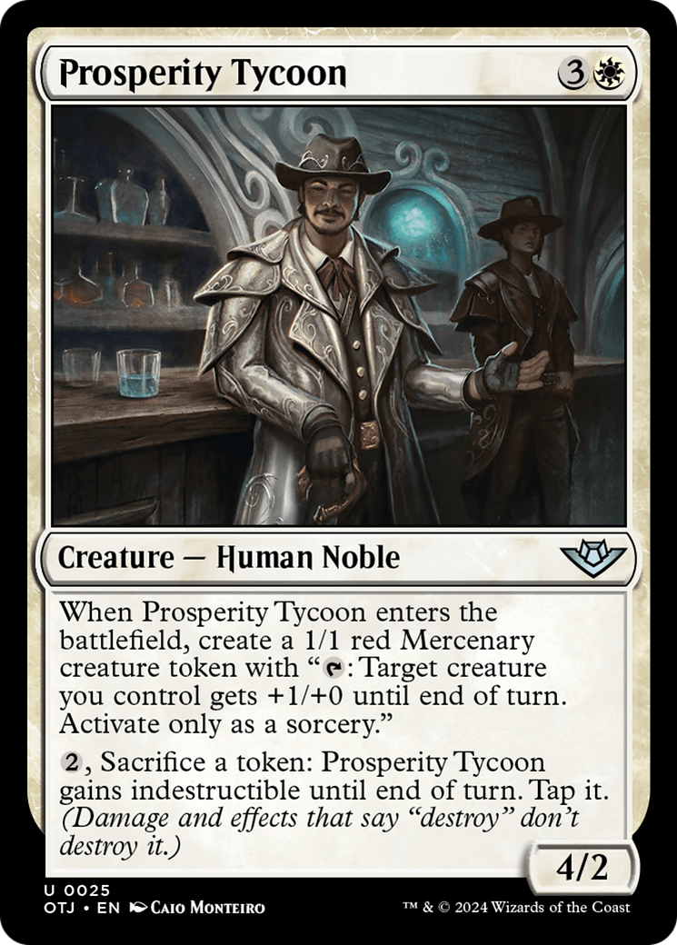 Prosperity Tycoon (OTJ-025) [Outlaws of Thunder Junction]