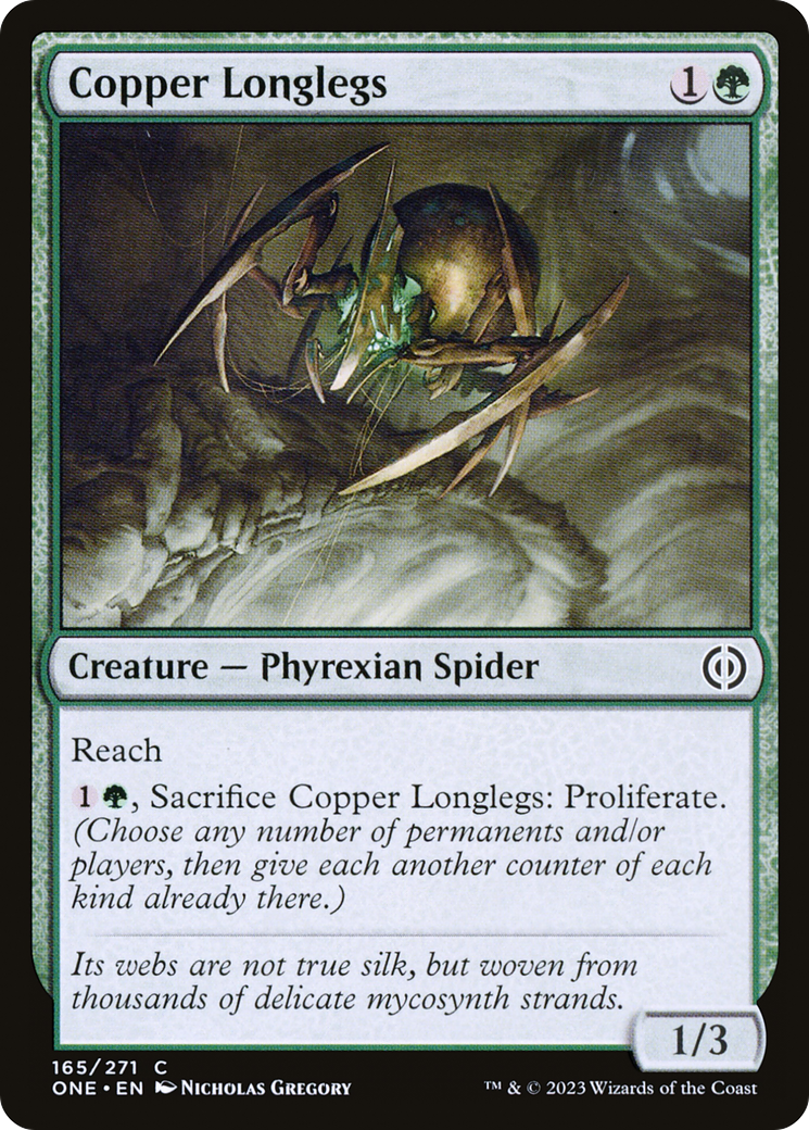 Copper Longlegs (ONE-165) [Phyrexia: All Will Be One]