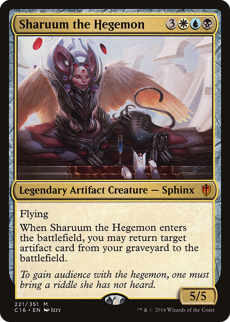 Sharuum the Hegemon (C16-221) [Commander 2016]