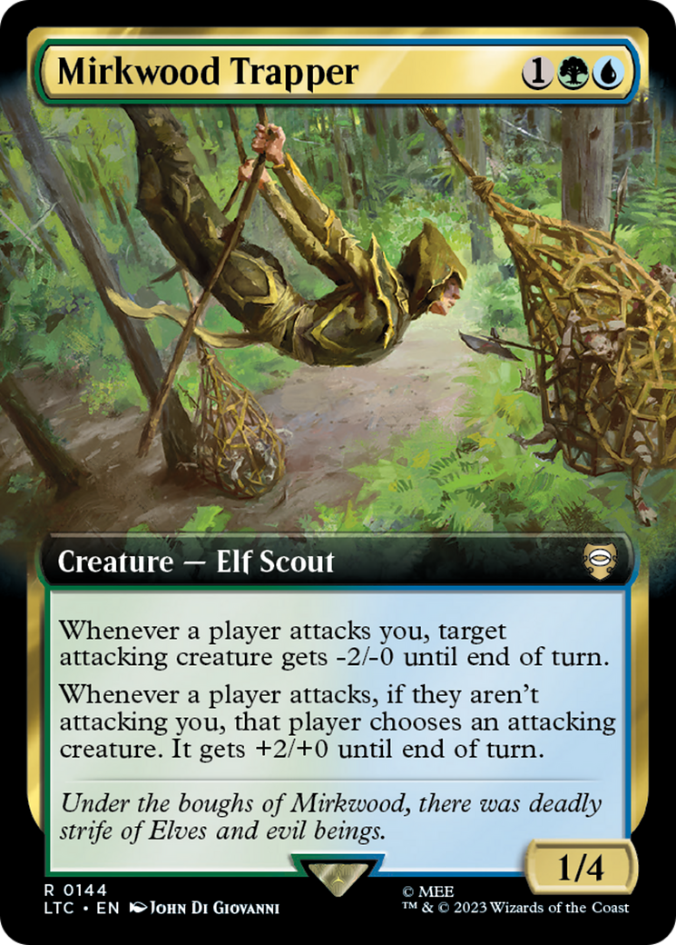 Mirkwood Trapper (Extended Art) (LTC-144) [Tales of Middle-earth Commander]