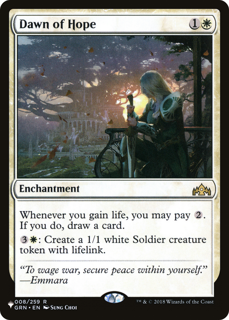 Dawn of Hope (LIST-GRN-8) [The List]