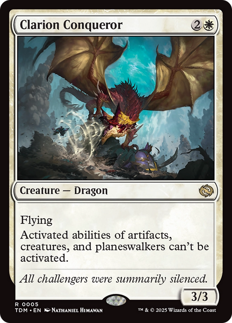 Clarion Conqueror (TDM-005) [Tarkir: Dragonstorm]