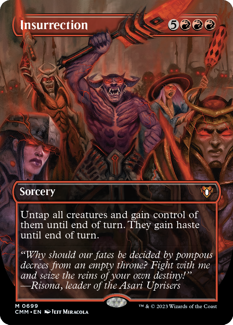 Insurrection (Borderless) (CMM-699) [Commander Masters]
