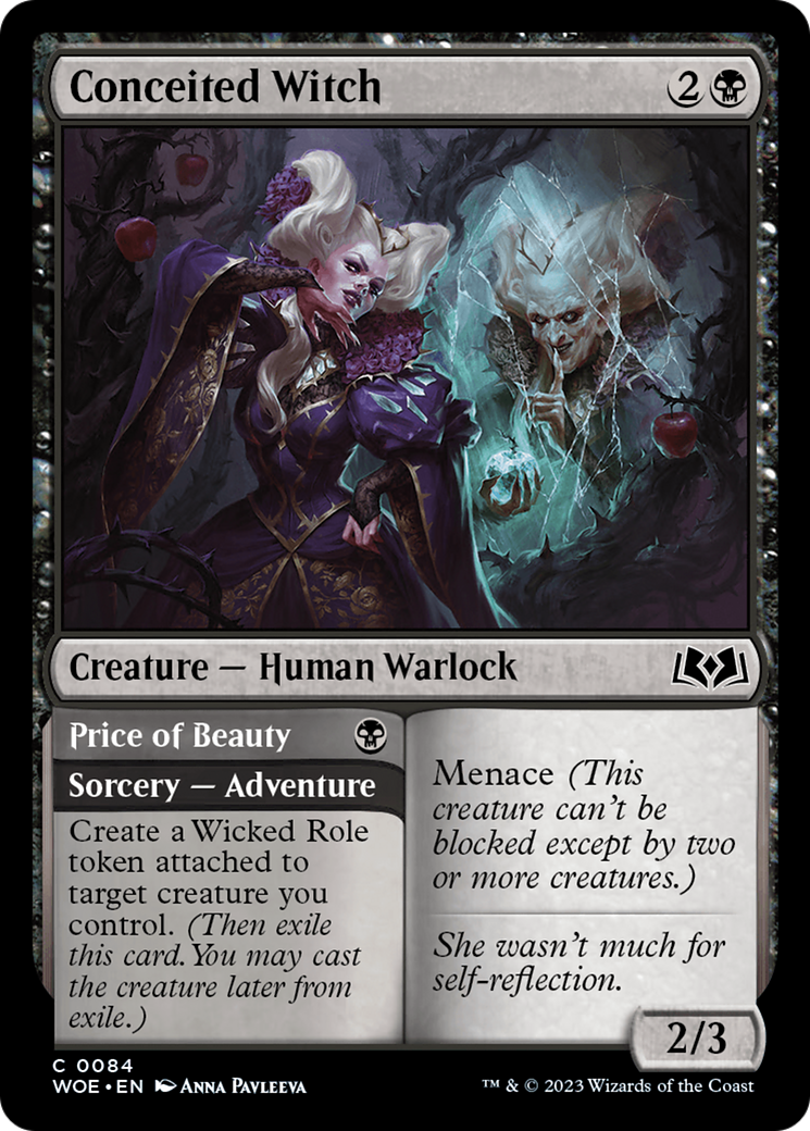 Conceited Witch // Price of Beauty (WOE-084) [Wilds of Eldraine]