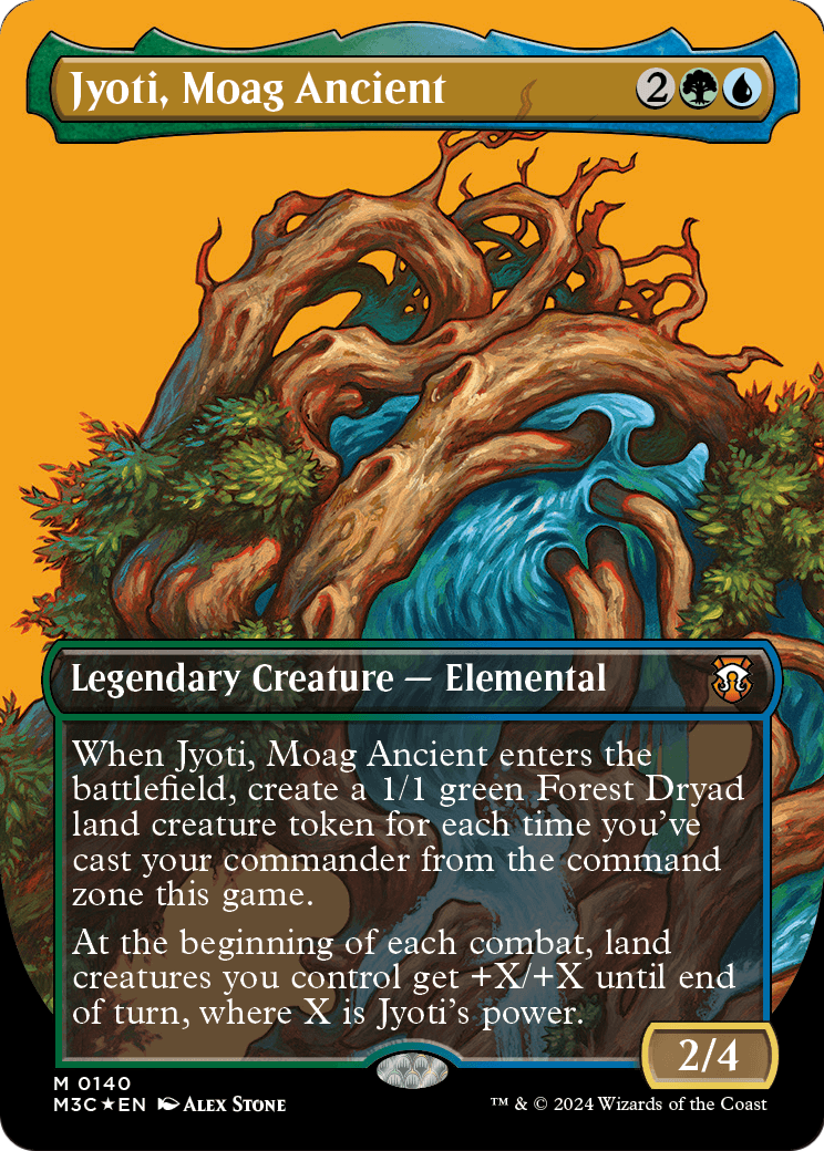 Jyoti, Moag Ancient (Borderless) (Ripple Foil) (M3C-140) [Modern Horizons 3 Commander] Foil