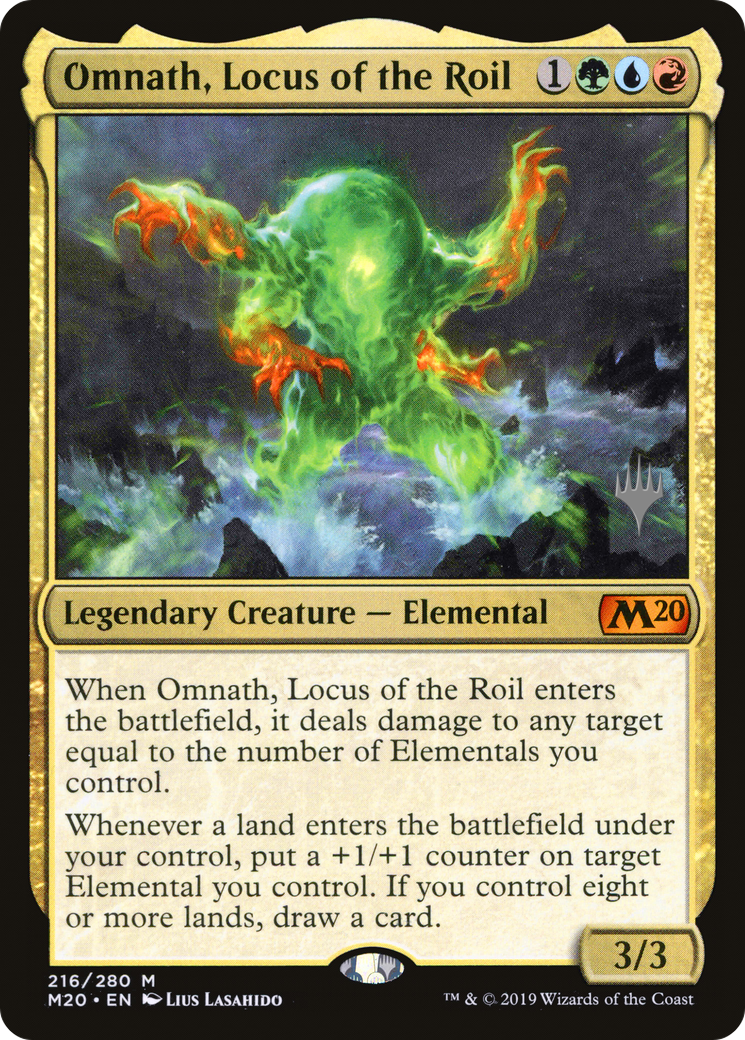 Omnath, Locus of the Roil (PPM20-216P) [Core Set 2020 Promos] Foil