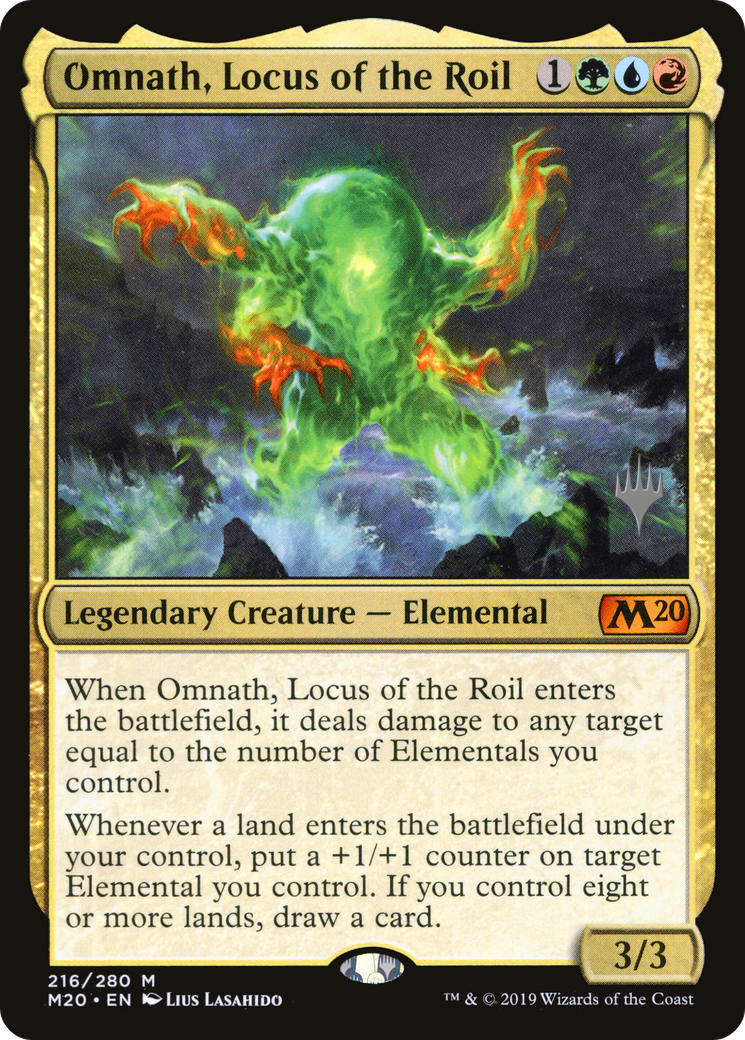 Omnath, Locus of the Roil (PPM20-216P) [Promo Pack: Core Set 2020 Promos]