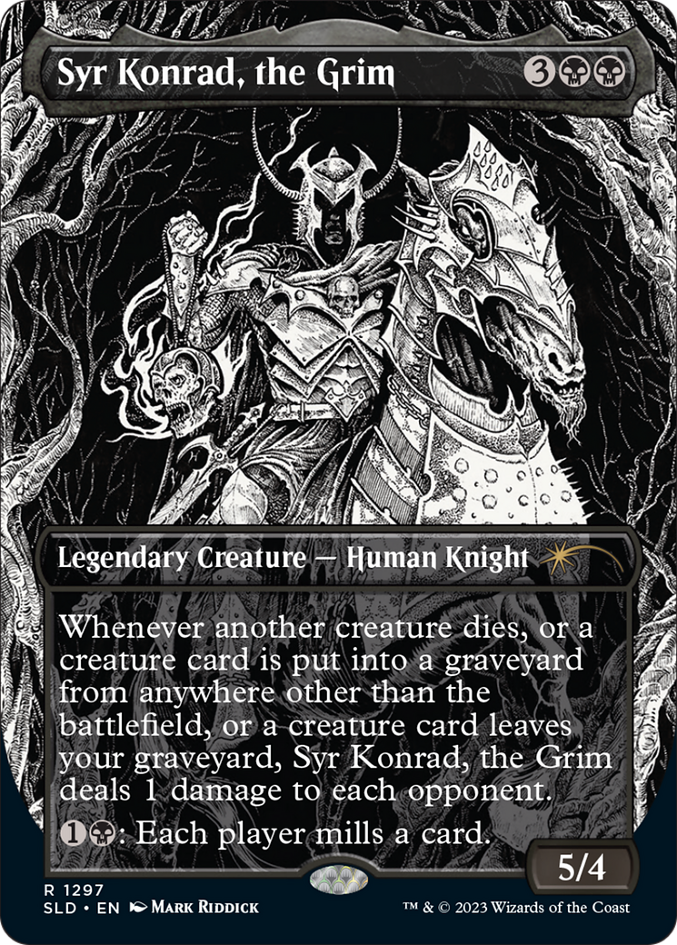 Syr Konrad, the Grim (SLD-1297) (Borderless) [Secret Lair Drop]