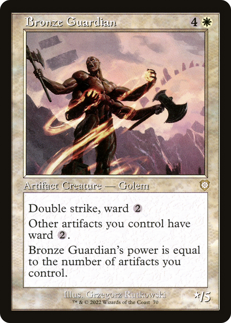 Bronze Guardian (BRC-070) [The Brothers' War Commander]