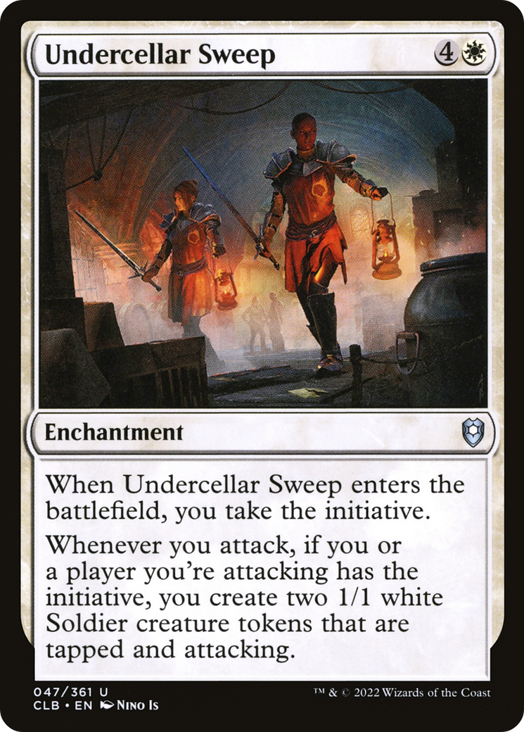 Undercellar Sweep (CLB-047) [Commander Legends: Battle for Baldur's Gate] Foil