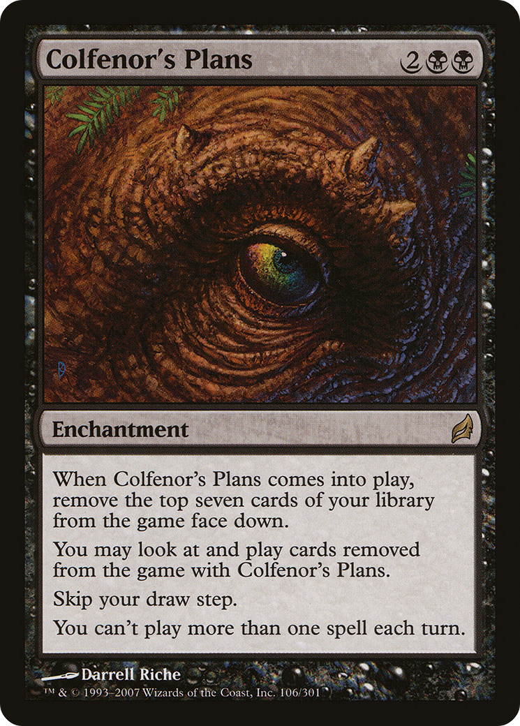 Colfenor's Plans (LRW-106) [Lorwyn] Foil