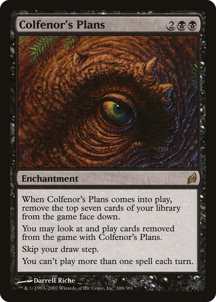 Colfenor's Plans (LRW-106) [Lorwyn] Foil