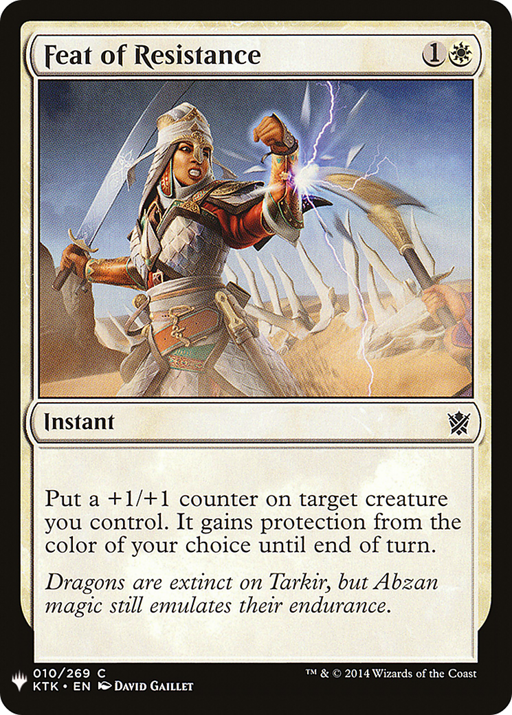 Feat of Resistance (LIST-KTK-10) [The List]