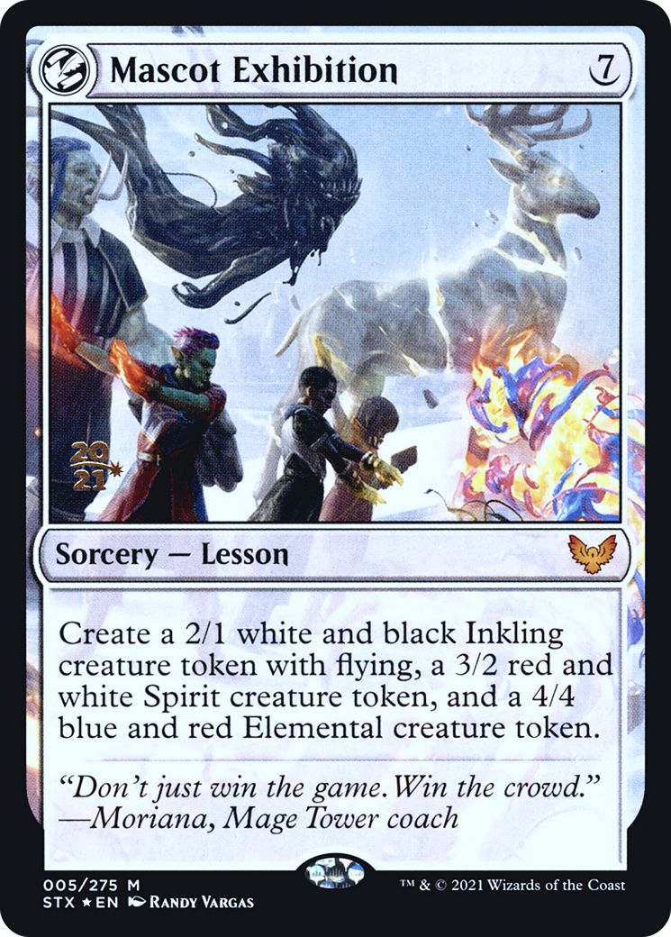 Mascot Exhibition (PRE-05S) [Strixhaven: School of Mages Promos]: (lesson) Foil