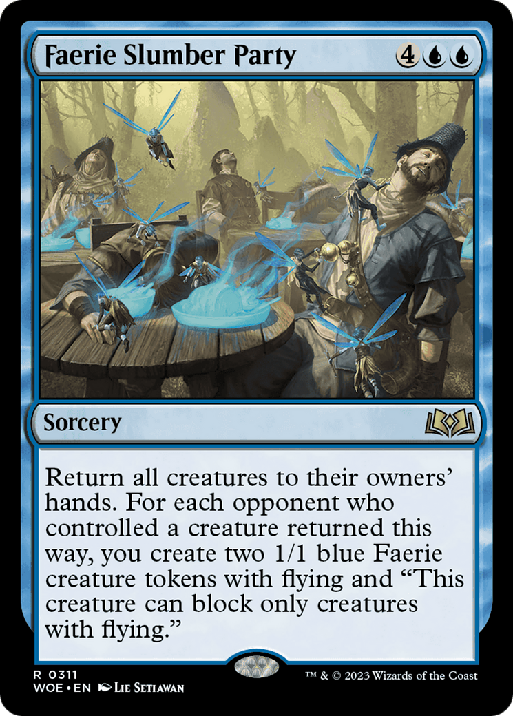 Faerie Slumber Party (WOE-311) [Wilds of Eldraine] Foil