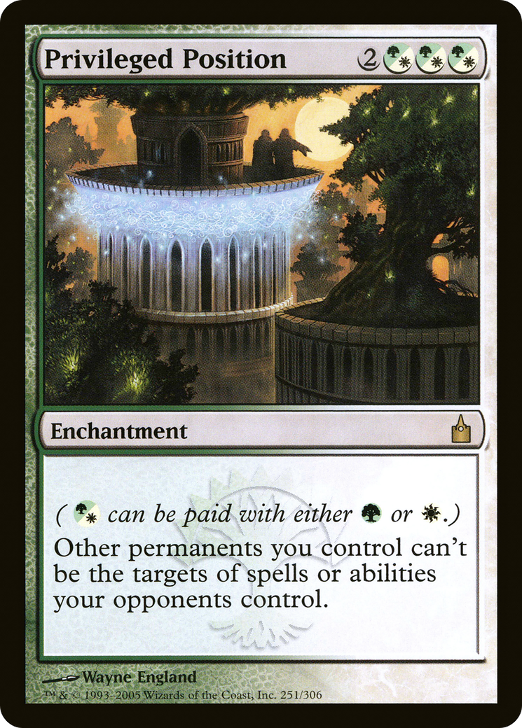 Privileged Position (RAV-251) [Ravnica: City of Guilds] Foil
