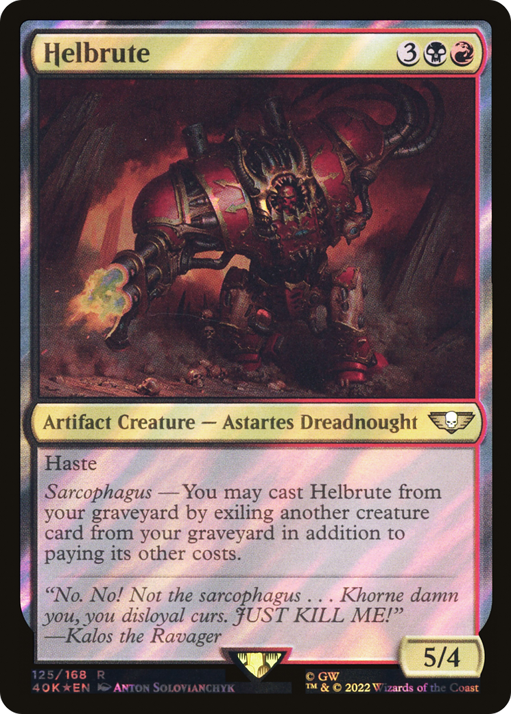 Helbrute (40K-125★) [Warhammer 40,000 Commander] Foil