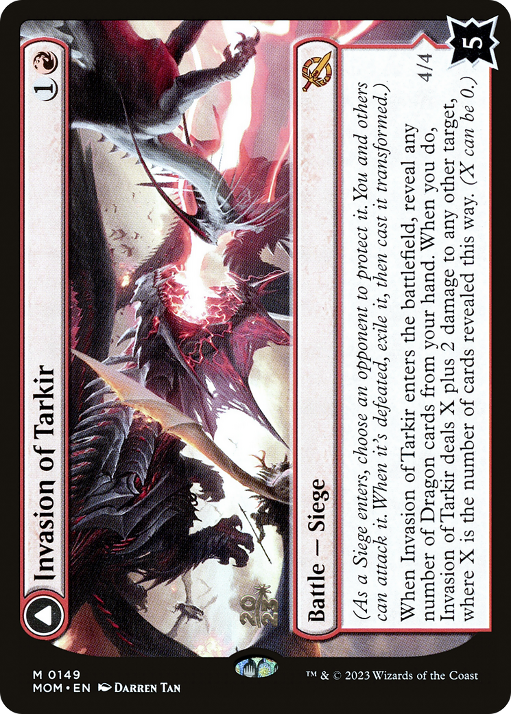 Invasion of Tarkir // Defiant Thundermaw (PRE-149S) [March of the Machine Promos] Foil