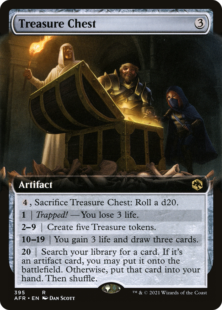 Treasure Chest (AFR-395) [Adventures in the Forgotten Realms]: (Extended Art) Foil
