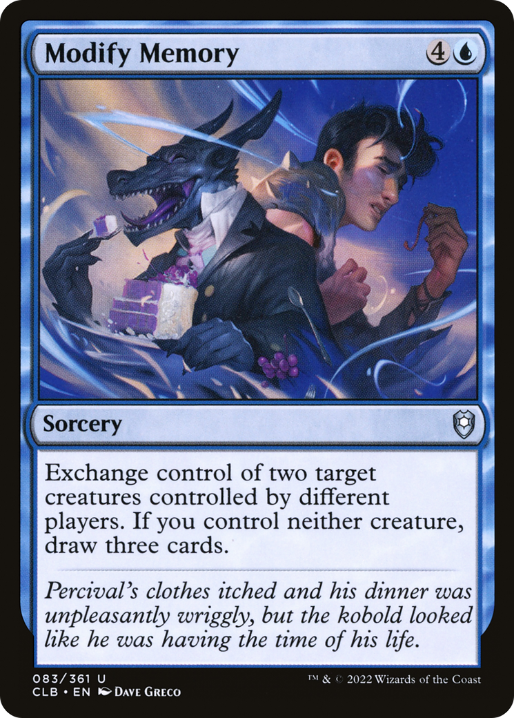 Modify Memory (CLB-083) [Commander Legends: Battle for Baldur's Gate]
