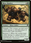 Rhox Maulers (LIST-ORI-196) [The List]