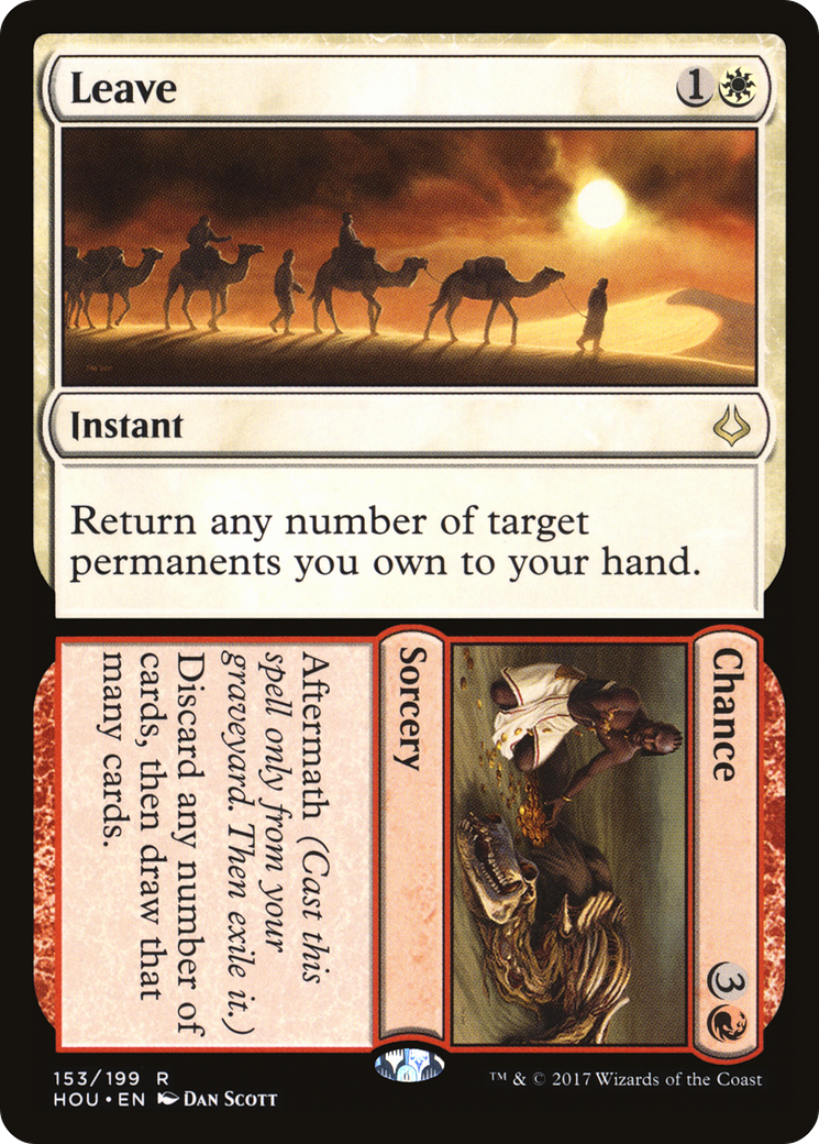 Leave // Chance (HOU-153) [Hour of Devastation]