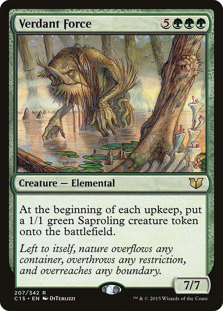 Verdant Force (C15-207) [Commander 2015]