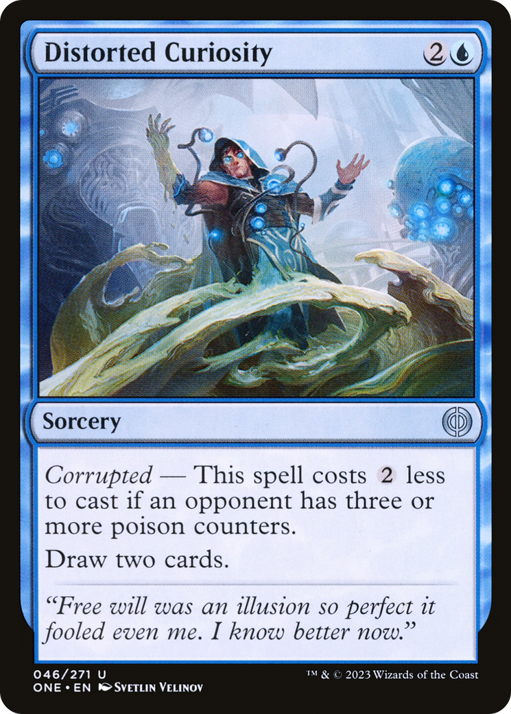 Distorted Curiosity (ONE-046) [Phyrexia: All Will Be One] Foil