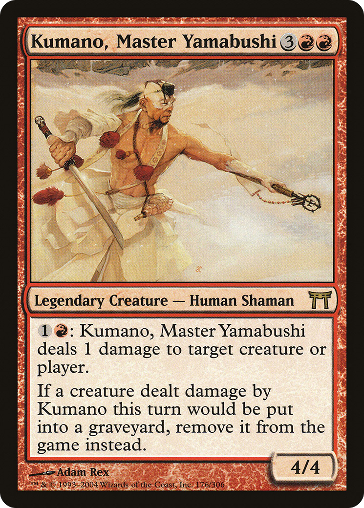 Kumano, Master Yamabushi (CHK-176) [Champions of Kamigawa]