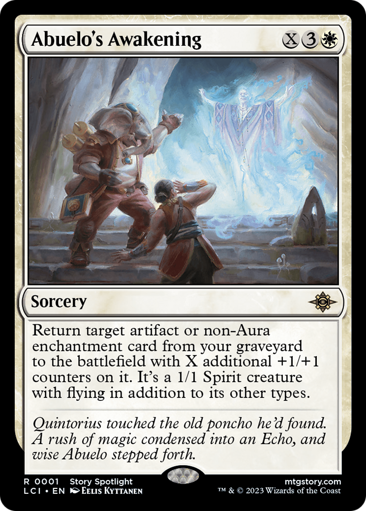 Abuelo's Awakening (LCI-001) [The Lost Caverns of Ixalan] Foil