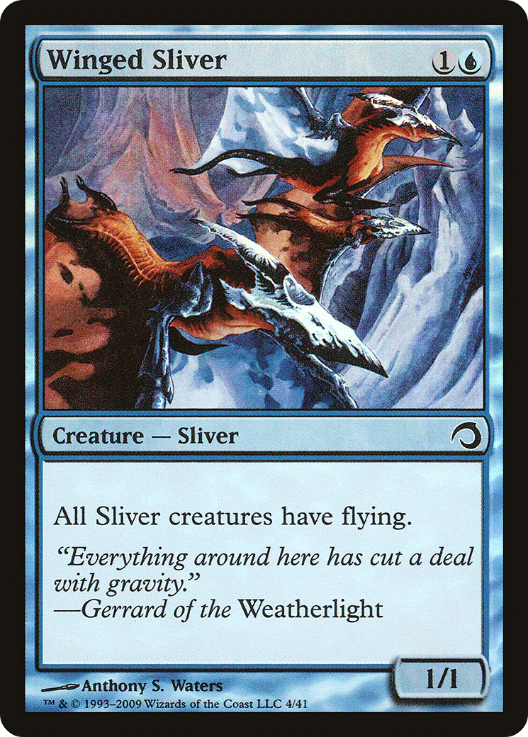 Winged Sliver (PDS-004) [Premium Deck Series: Slivers] Foil
