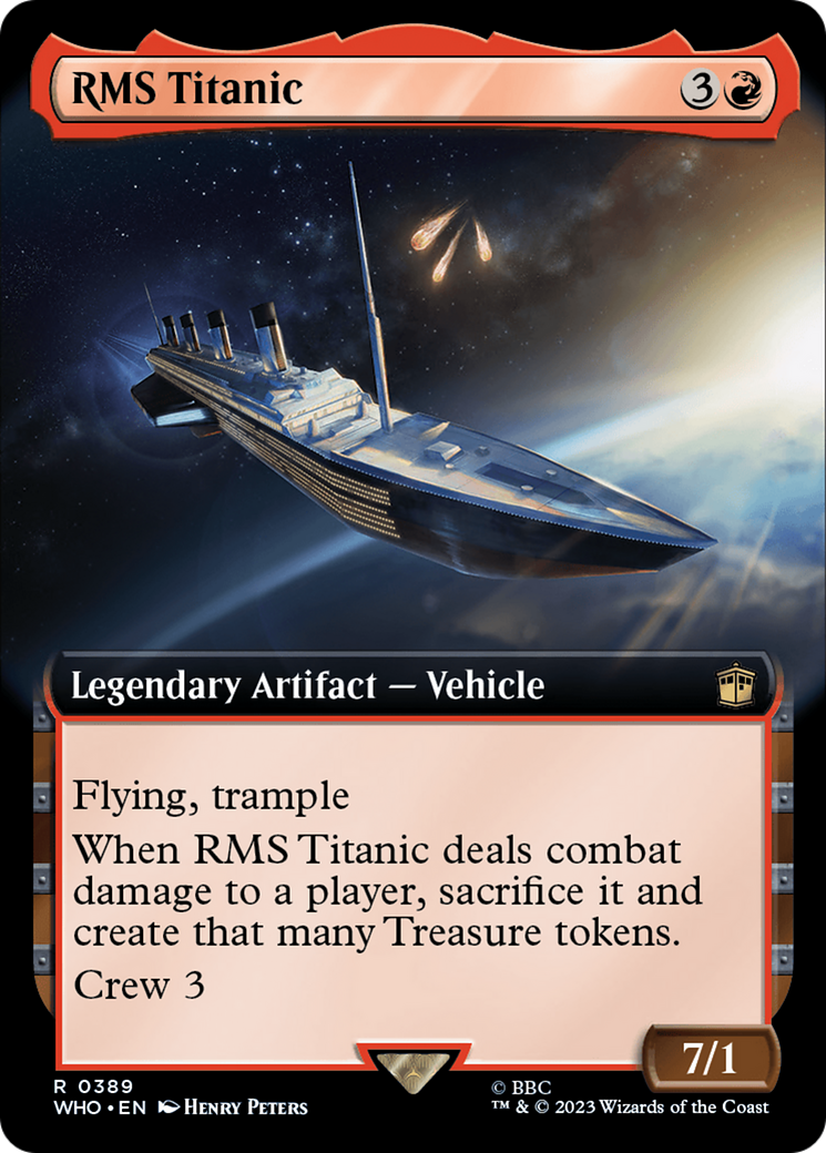 RMS Titanic (WHO-389) [Doctor Who]: (Extended Art)