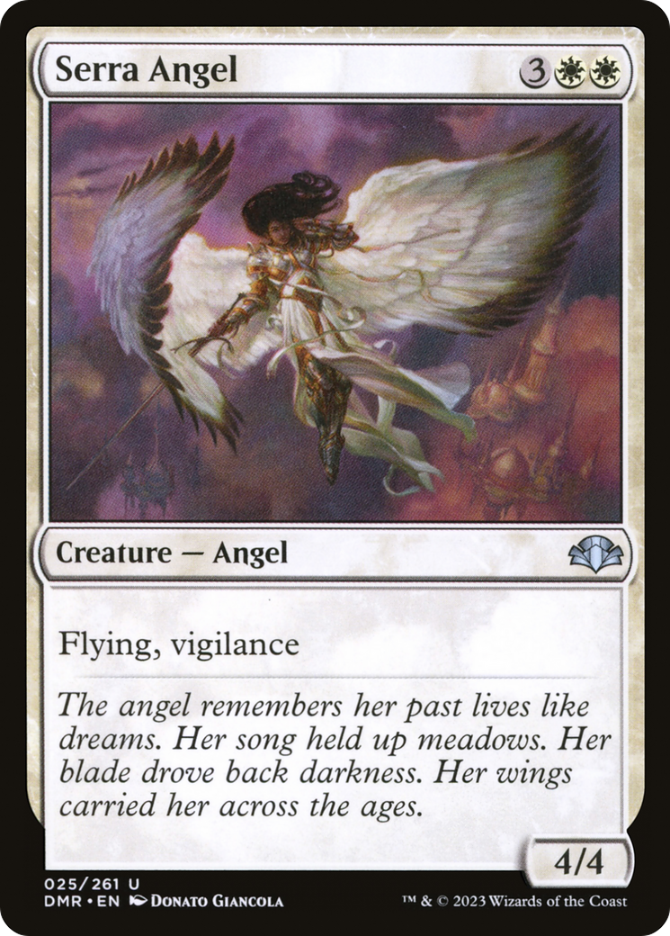 Serra Angel (DMR-025) [Dominaria Remastered] Foil