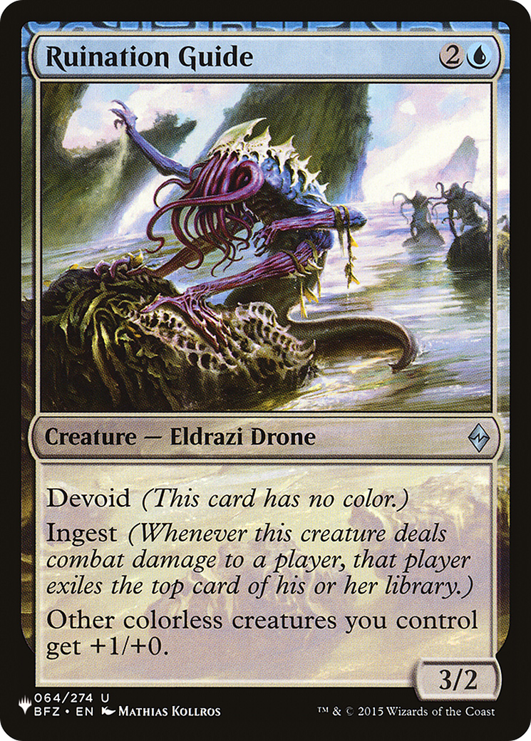 Ruination Guide (LIST-BFZ-64) [The List]: (devoid)