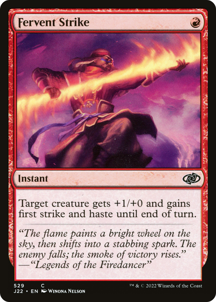 Fervent Strike (J22-529) [Jumpstart 2022]